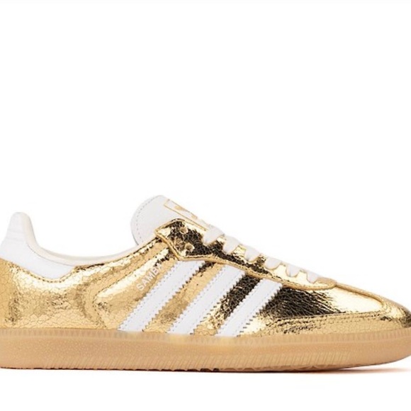 Adidas Women's Gold Samba Sneakers - Picture 4 of 6